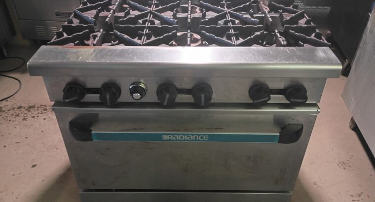 6 burner stove
