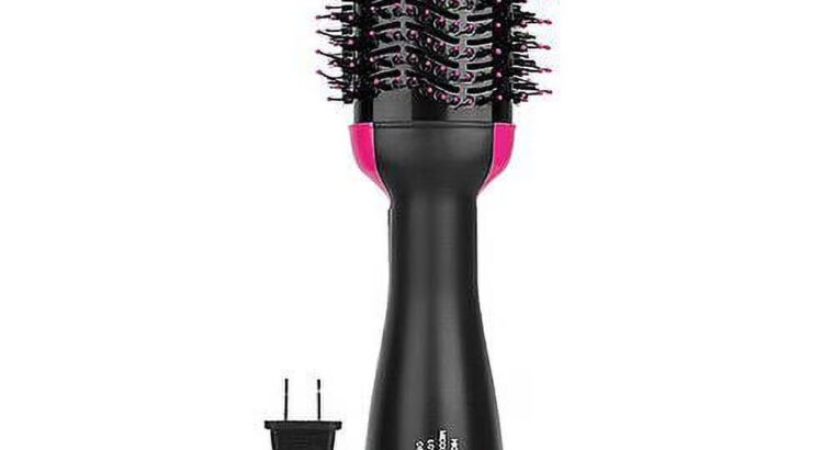 Generic 4 In 1 Hot Air Brush, Hair Dryer Volumizer Brush Dryer Comb For Straightening Curling Drying