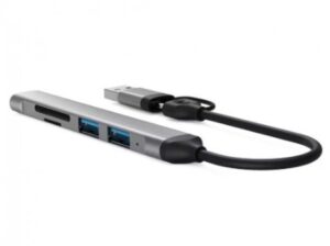 5-in-1 USB 3.0 Multi USB-C Data Cable Hub with SD / Micro SD Card Reader & 3 USB Ports USB