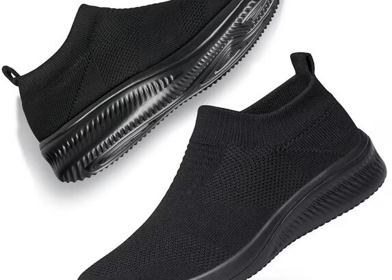 Walking Sock Shoes Elastic Knit Lightweight Slip on Breathable