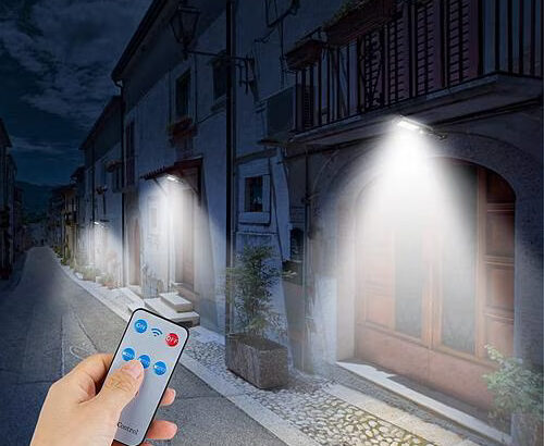 Solar Powered Wall Lights Outdoor 120LED Beads Motion Sensor Lamp IP65 Waterproof