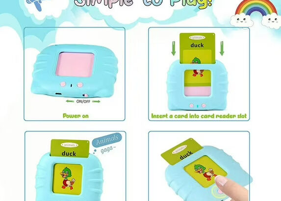 Preschool Early Development Flash Cards with Talking Reader