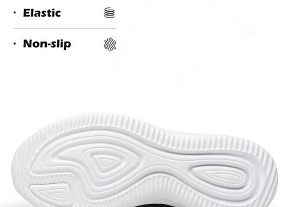 Walking Sock Shoes Elastic Knit Lightweight Slip on Breathable