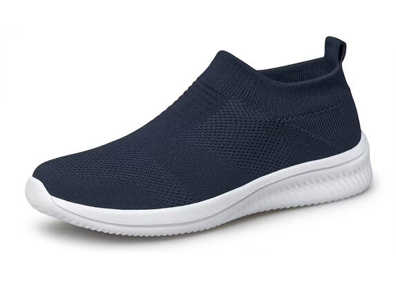 Walking Sock Shoes Elastic Knit Lightweight Slip on Breathable
