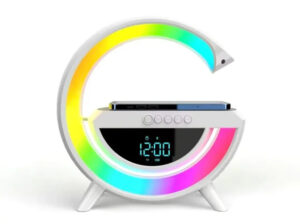 Table Lamp RGB Smart Bluetooth Speaker Wireles Technology LED Speaker Sound Box & Bluetooth Charger