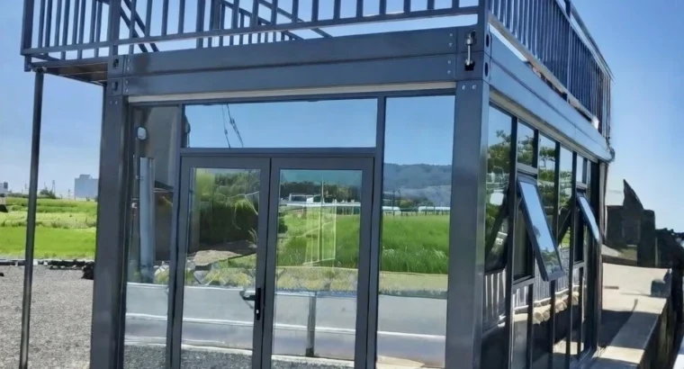 portable movable container house 10*16 ftwith rooftop