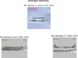 Bentley S1 and S2 (1955 to 1962) / Bentley S3 (1962 to 1965) / Bentley T1 (1965 to 1977) bumper