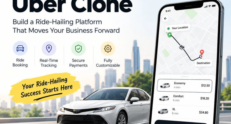 Launch Your Ride-Hailing App With An Uber Clone Script